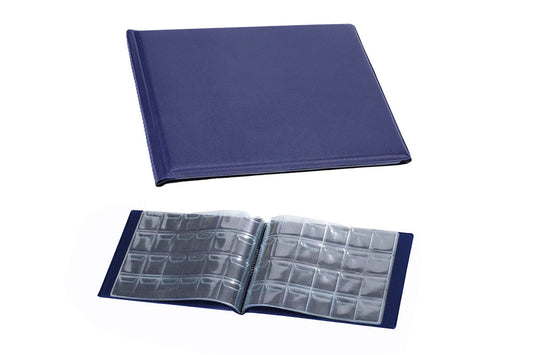 240 Coin Storage Collecting Holder Album Pockets Handy Souvenir Money Penny Book-Blue