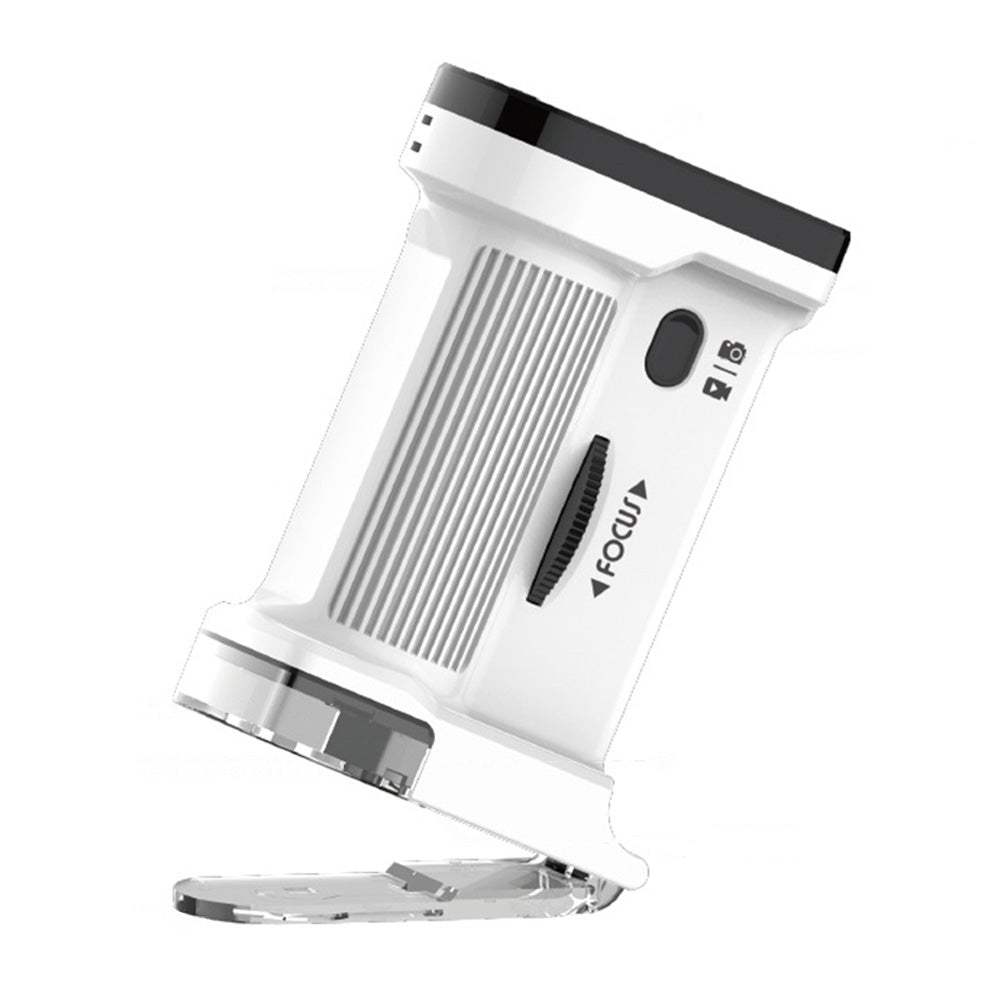 Portable Microscope with 1000X Magnification HD Screen Educational Toy-White