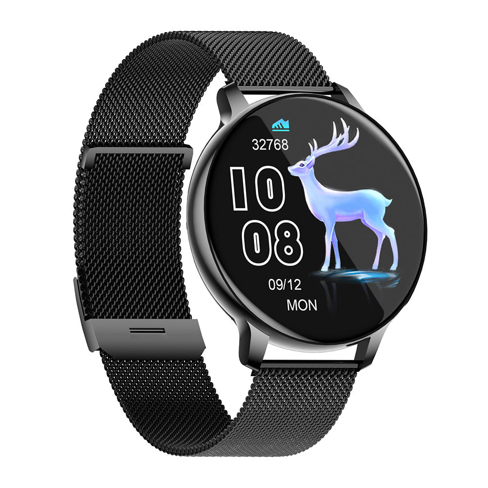 Smart Watch for Women with Bluetooth Calls Fitness Tracker and Sleep Monitor Black