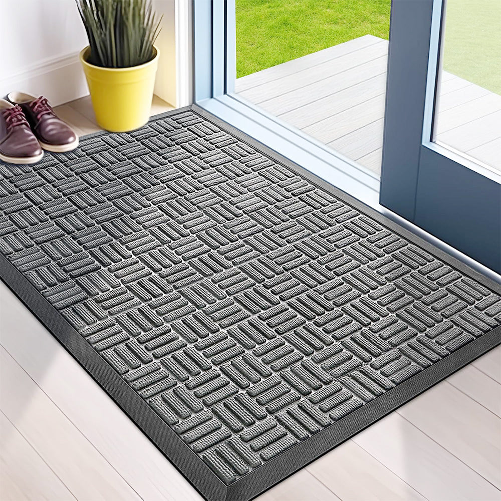 45 x 75 cm Non-Slip Door Mat Entrance Mat-Grey