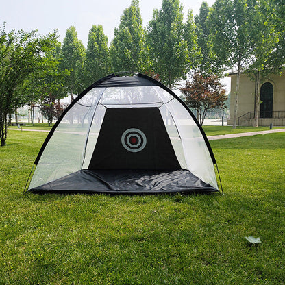 2-Meter Foldable Golf Practice Net Hitting Driving Netting Chipping Cage Training Aid