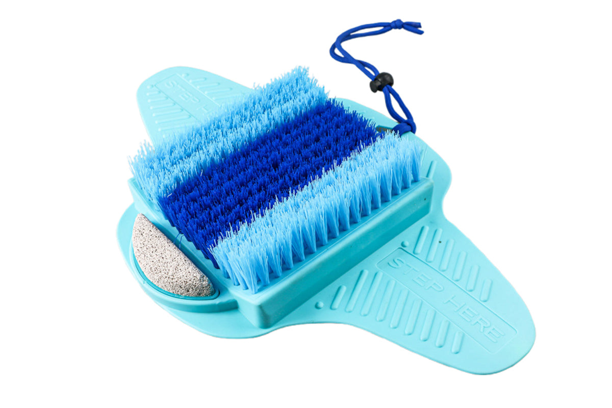 2Pcs Foot Massager Scrubber Bath Brush Cleaner Exfoliating Feet Washer Shower Spa Scrub
