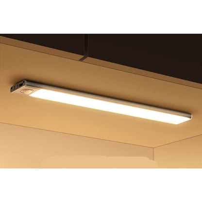 Smart Motion Sensor Light Bar for Cabinets Hallways-Black