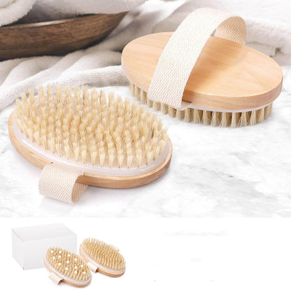 2Pcs Bath Brushes Body Exfoliating Brush for Skin Cleaning