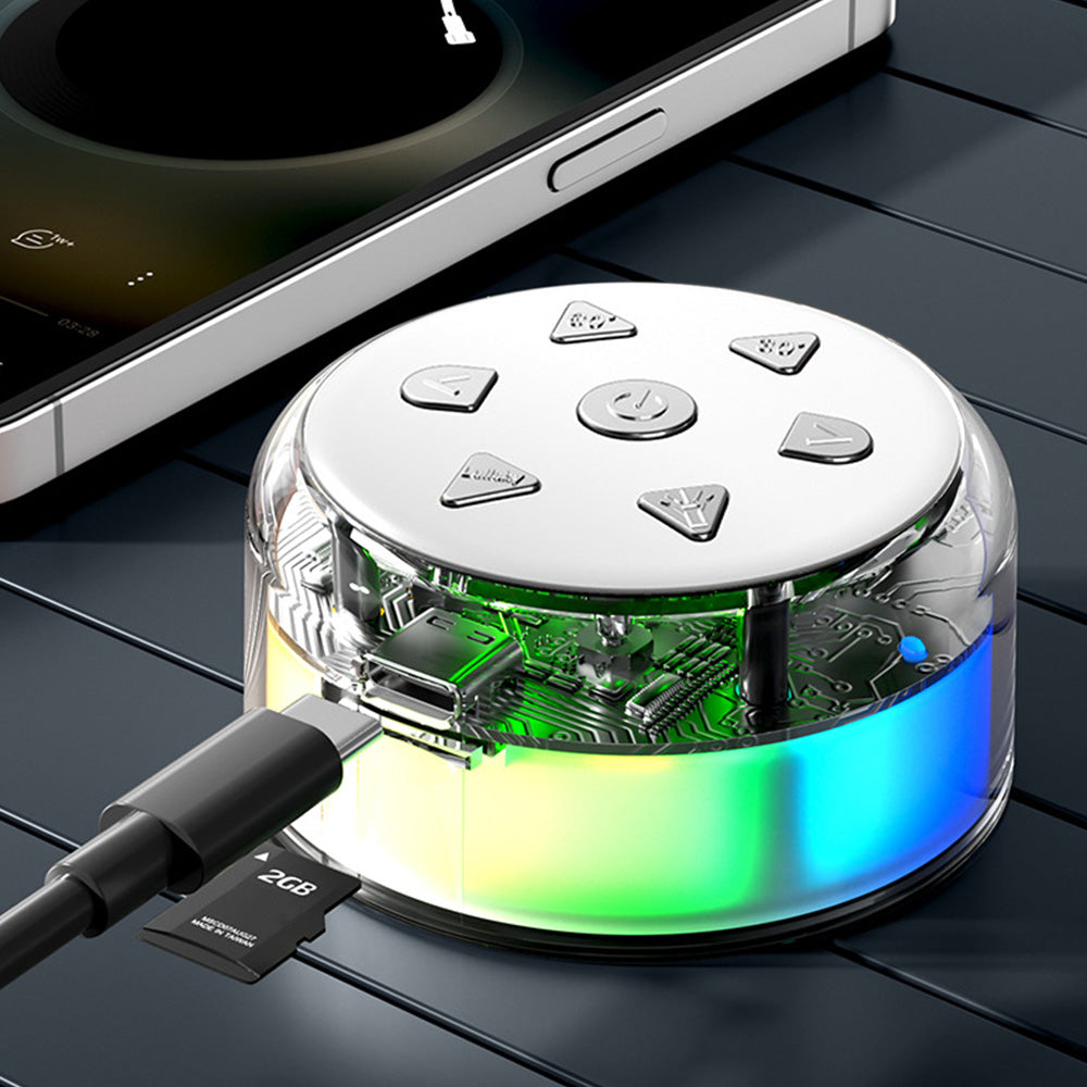 Portable White Noise Machine for Sleeping with Night Light Bluetooth Speaker & Sleep Timer