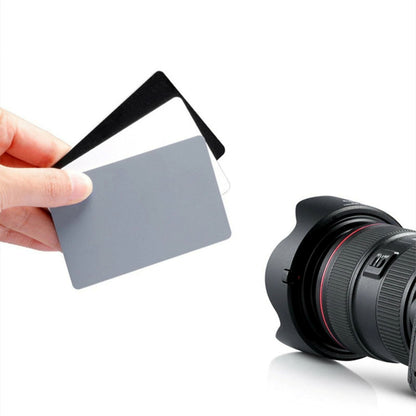 2 Set White Balance Cards 18 Percent Exposure Kit