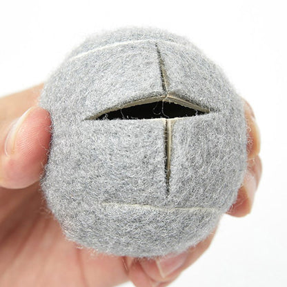 4PCS Walker Tennis Balls Universal Precut Glide Balls For Furniture Legs Walker-Grey