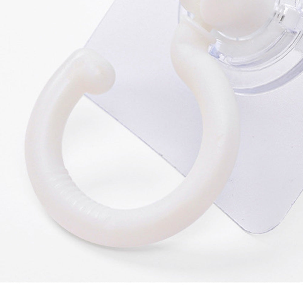 10 Pcs No Drill Ceiling Hooks -White