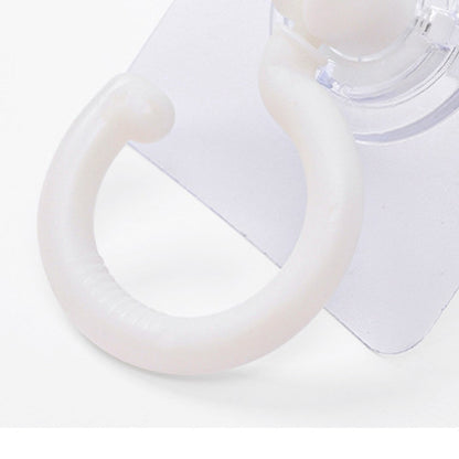 10 Pcs No Drill Ceiling Hooks -White