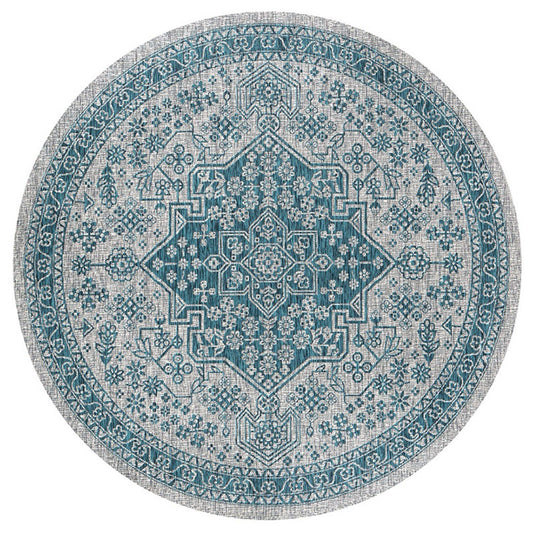 Vintage Area Rugs Bohemia Round Carpet Circle Mat Washable Home Decor-Style 1