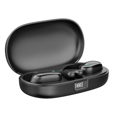 Open Ear Headphones Wireless Bluetooth Headphone with Digital Display for Sports Cycling Running Workout