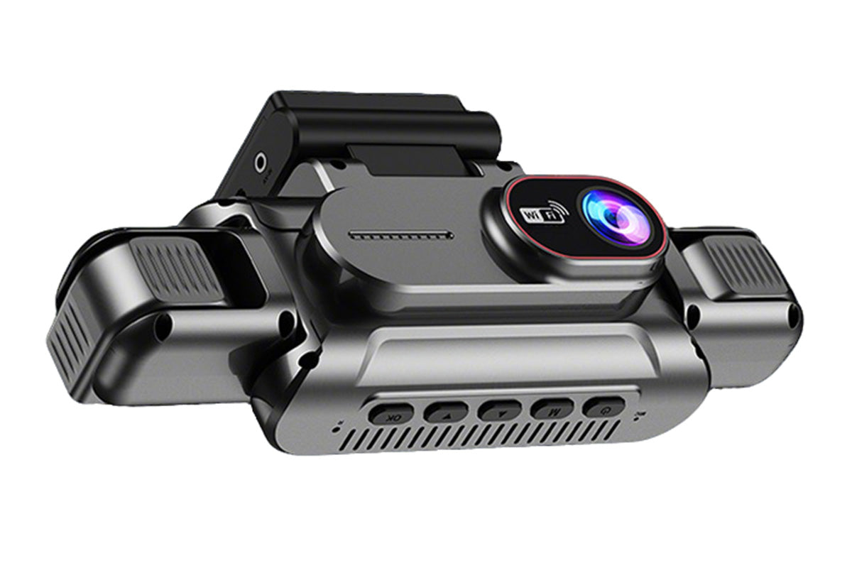 4-Channel WiFi Dash Cam Car Recorder with 64GB TF Card