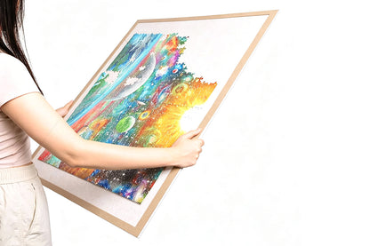 Foldable Puzzle Board for 1000 Pieces - Beige