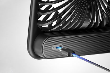 USB Desk Fan Portable Mini USB Small Cooling Fan Desk Desktop Cooler