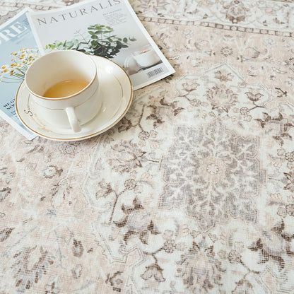 Persian Runner Rug for Hallway-Beige