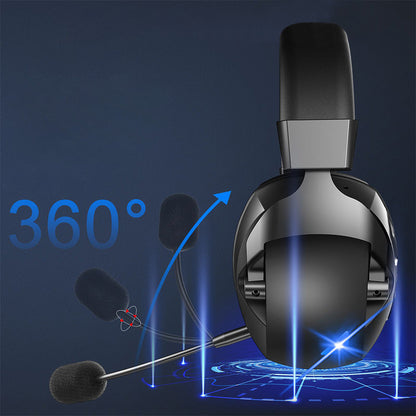 3-in-1 Wireless Gaming Headset 2.4G Bluetooth Computer Headphone with Mic for PS5 PS4 Console