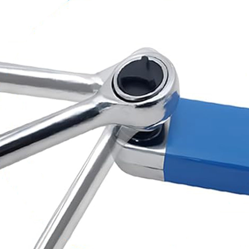 Offset Extension Wrench Impact Spanner Wrench with Square Drive Adapters for Car