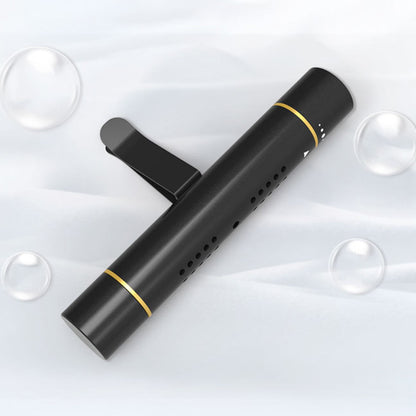 Car Air Vent Clip Air Freshener with Scent Sticks Metal Aroma Diffuser for Vehicle Interior-Black