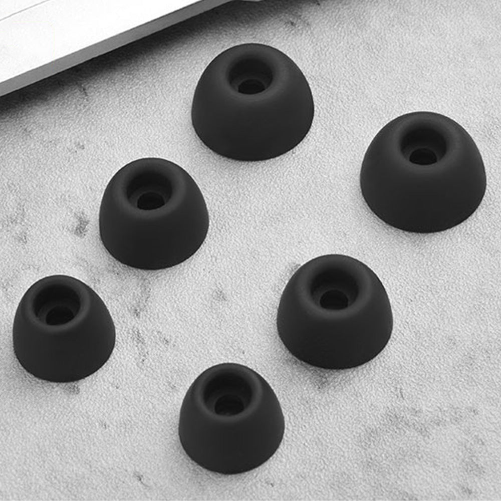 12 Pack Silicone Ear Tips for Samsung Galaxy Buds2 Pro S M L Sizes Replacement-Black