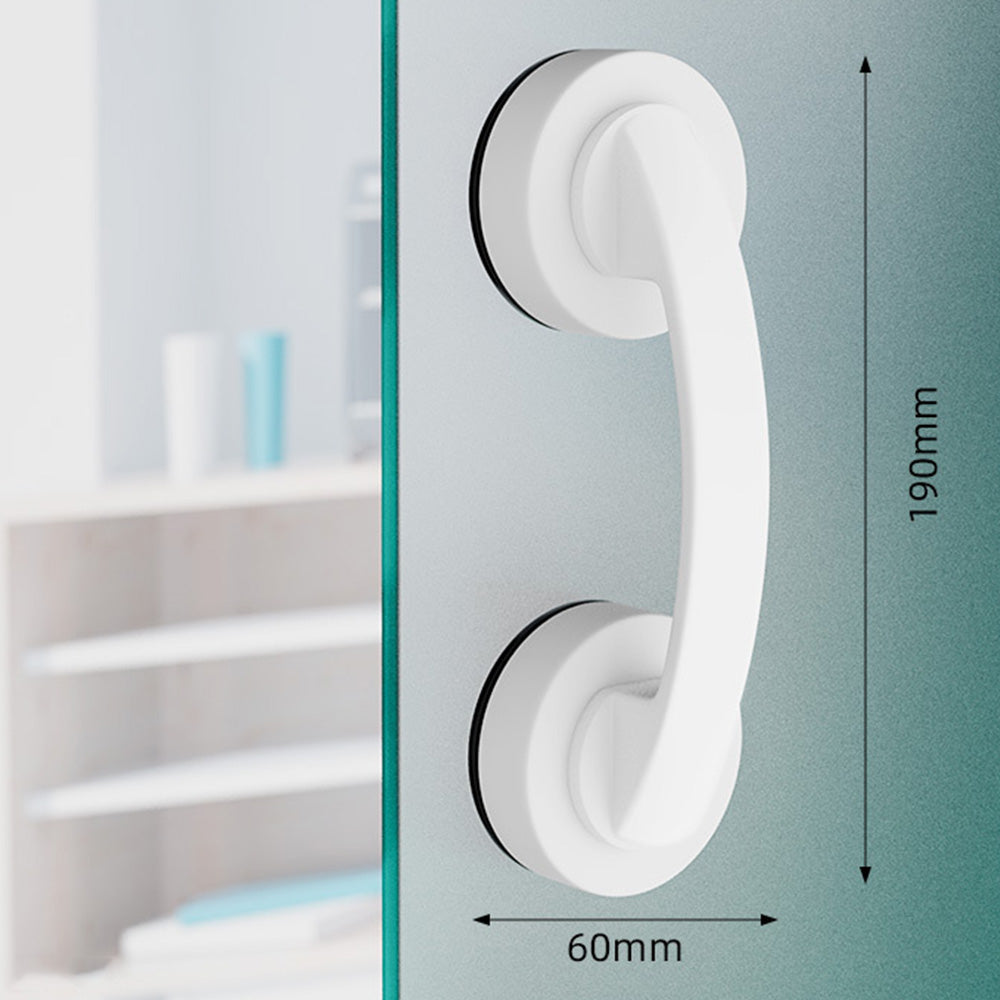 Suction Cup Door Handle Vacuum Suction Handle - White