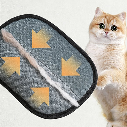 2Pcs Pet Hair Removal Gloves Electrostatic for Dog Cat Hair Laundry