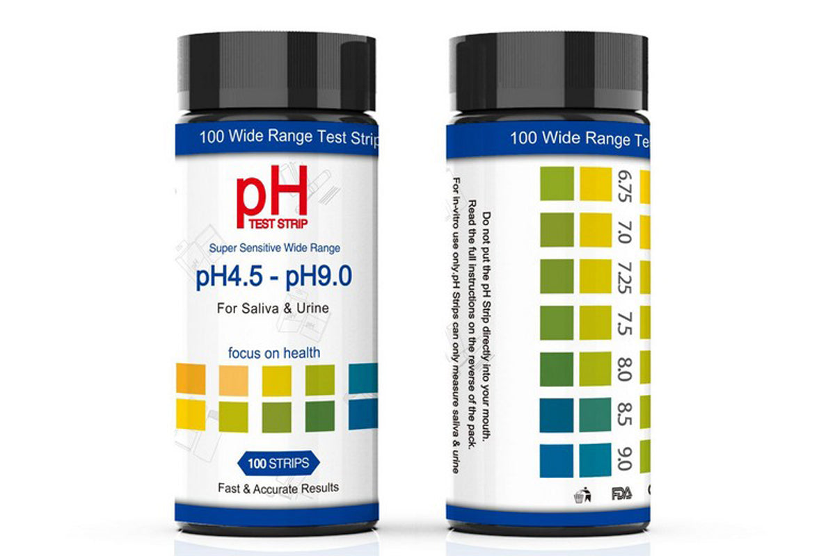 100Pcs pH Test Strips for Urine and Saliva 4.5-9.0 pH Paper for Liquid Testing Food Making