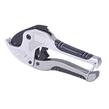 42mm PVC PPR Pipe Cutter with SK5 Steel Blade and Locking Latch - Silver