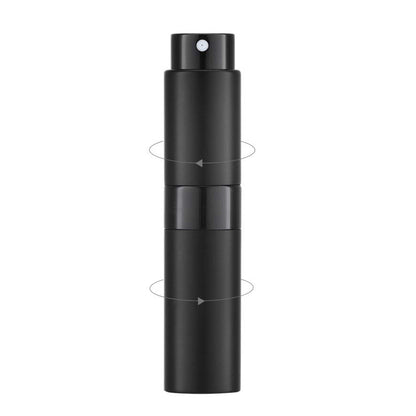 3Pcs 8ml Perfume or Cologne Travel Refillable Spray Bottle-Black