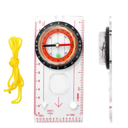 Multifunctional Professional Compass with Baseplate and Map Scale