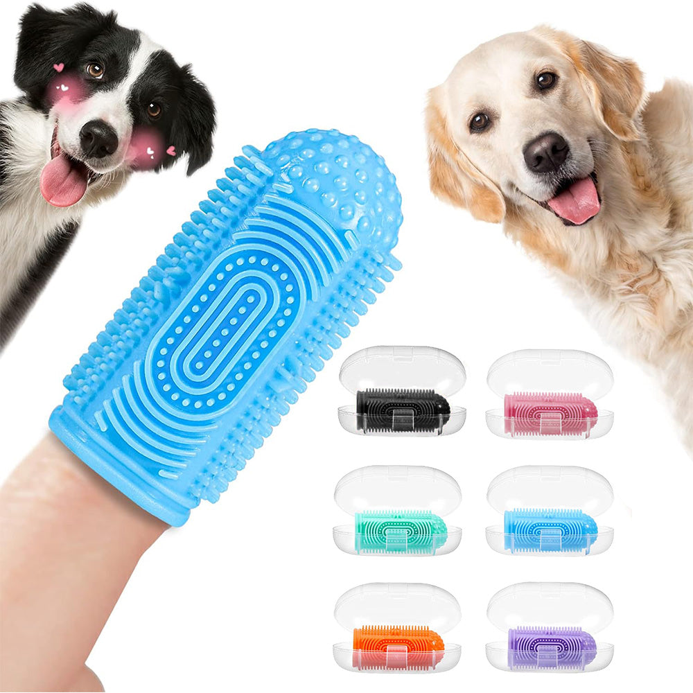 6PCS Dog Finger Toothbrush Kit ââ‚?Dental Care Teeth Brushing for Dogs