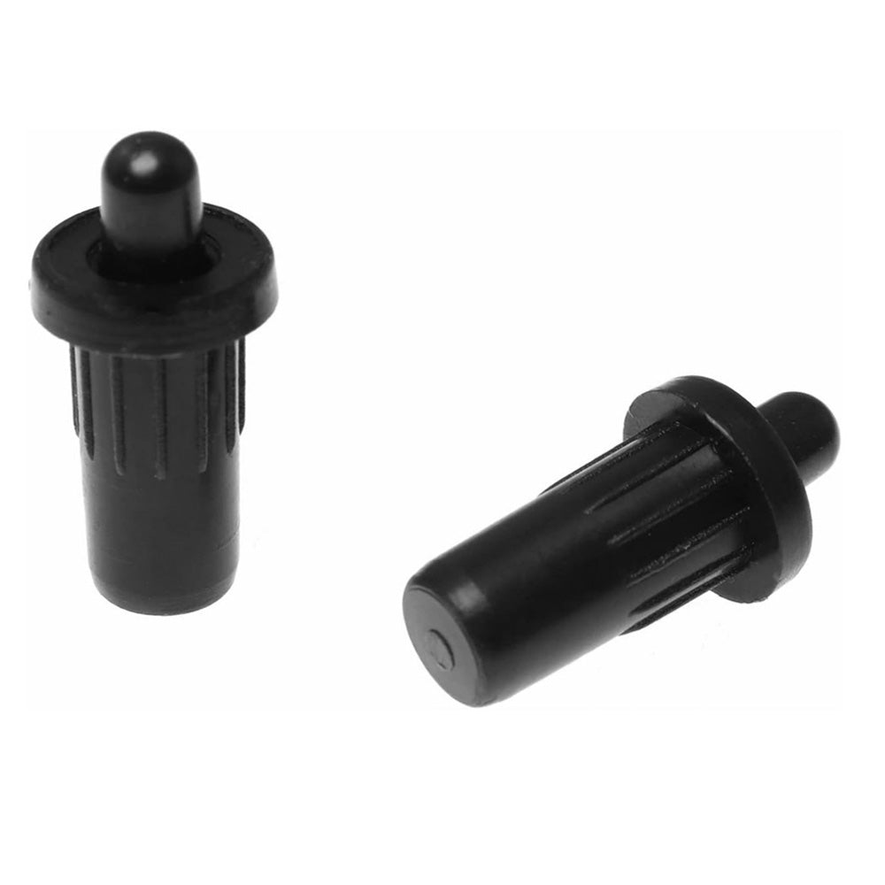 50 Pieces Plastic Spring Pivot Pins for Plantation Shutters - Black