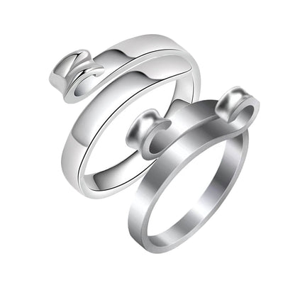Adjustable Opening Ring Knitting Loop Ring Open Yarn Guide Needlework Ring Style 2