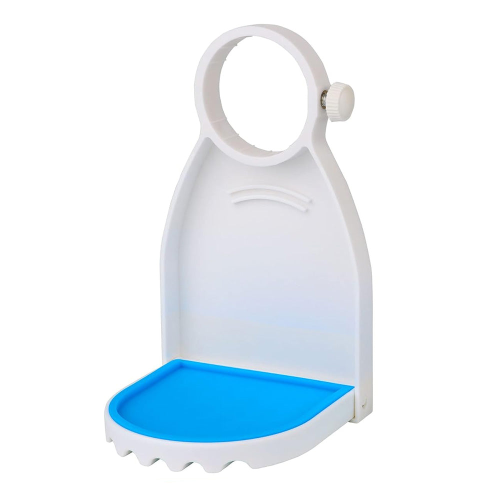 4 Pcs Laundry Detergent Cup Holder with Removable Silicone Pad Foldable Drip Cup Trays