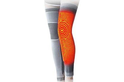 One Pair Of Winter Heating Knee Braces Warm Knee Sleeves Support For Knee Injury