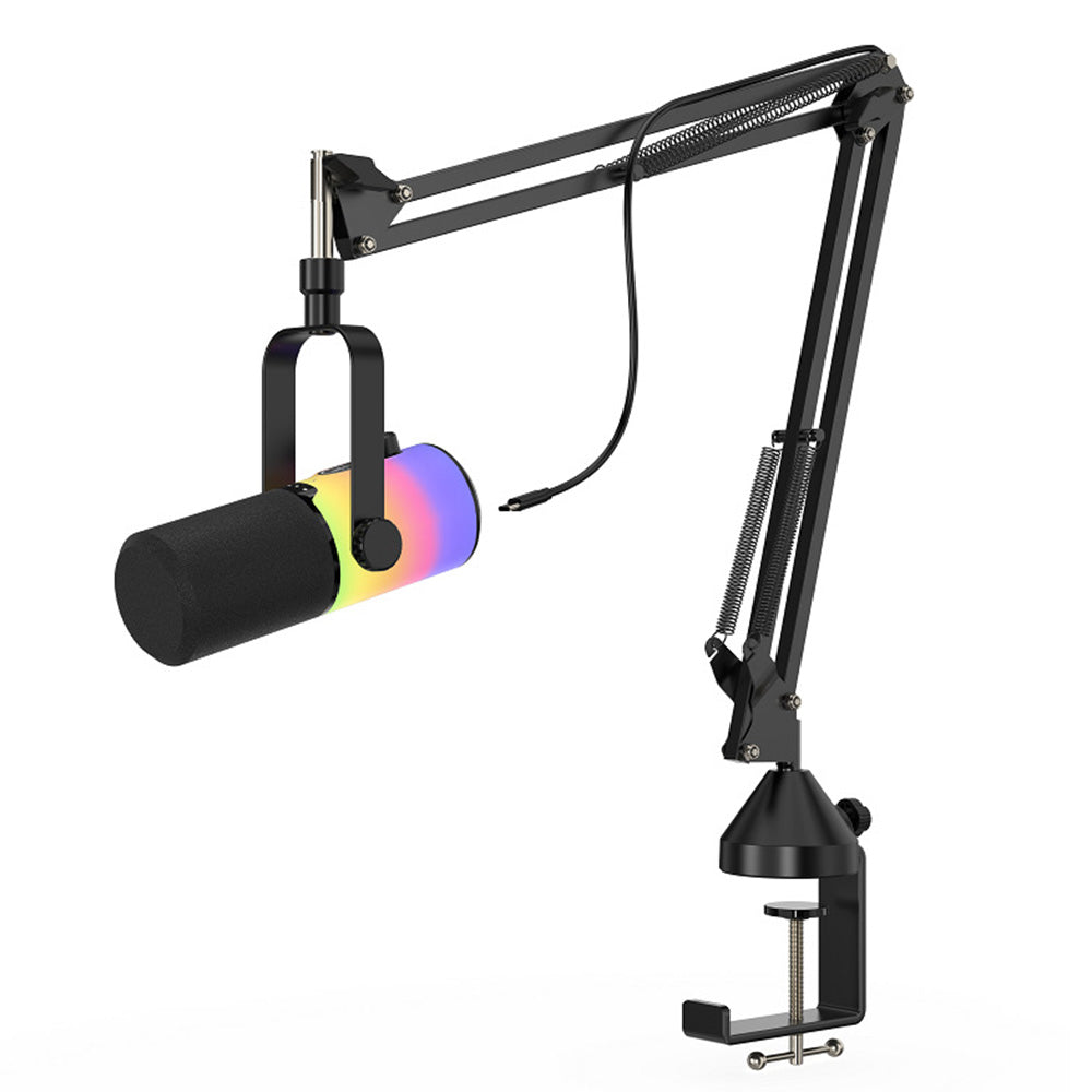 RGB Dynamic Gaming Microphone XLR/USB Interface for PC Streaming Podcast Recording Style 3