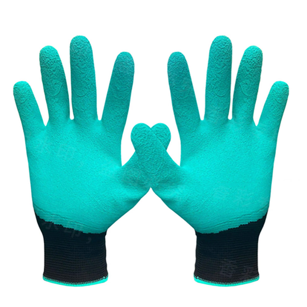 2 Pairs Waterproof Gardening Gloves with ABS Claws