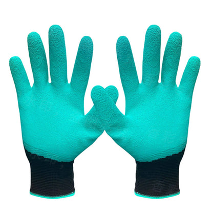 2 Pairs Waterproof Gardening Gloves with ABS Claws