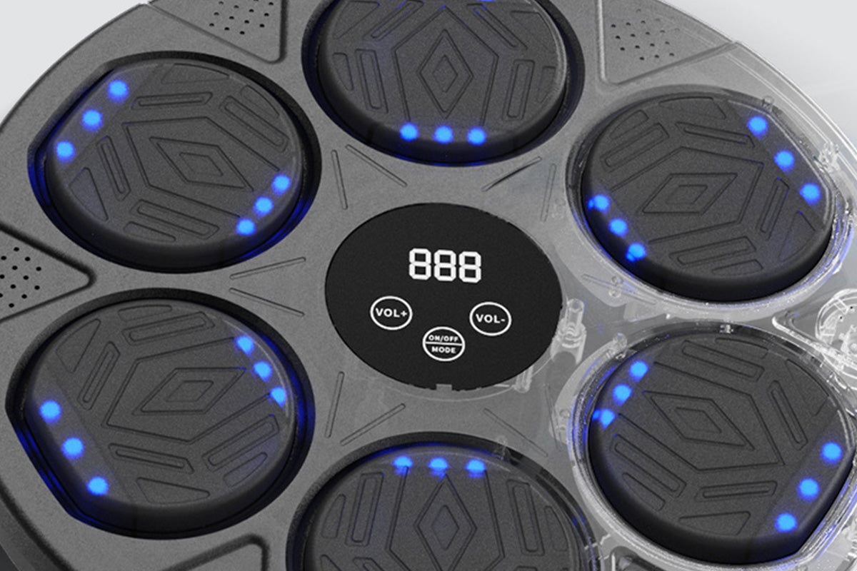 Electric Music Boxing Machine Bluetooth Boxing Training Wall Mount Machine-Black