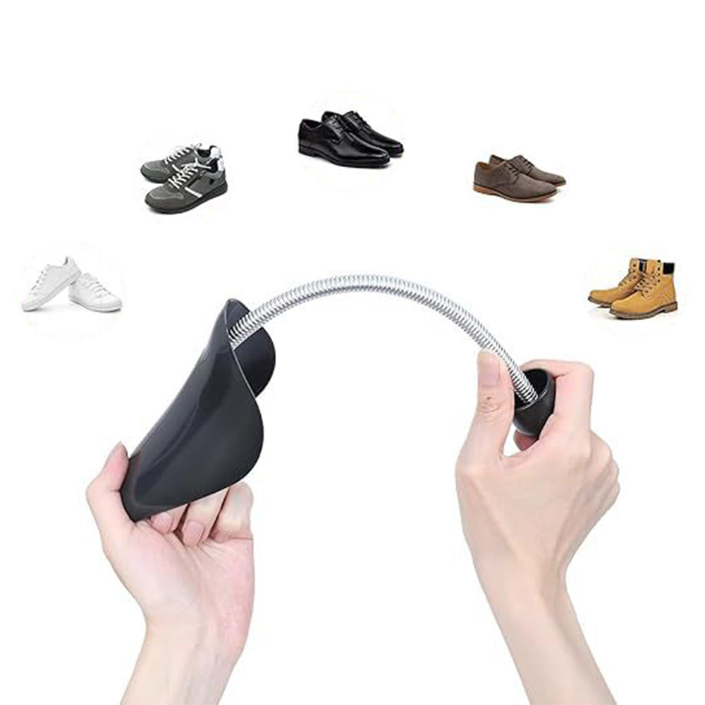 5 Pairs Adjustable Plastic Shoe Trees Shoe Stretcher For Men And Women-Black