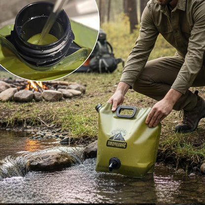 Camping Water Container 8L Collapsible Water Jug with Spout for Hiking Emergency