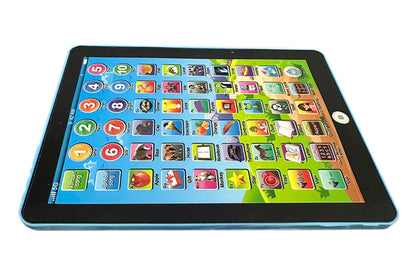 Little Ones Learning Pad to Learn Music Words Alphabet Electronic Educational Toy-Blue