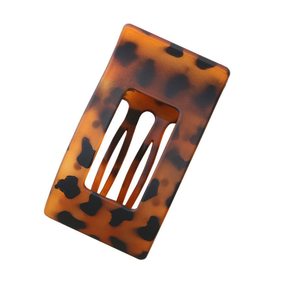 4PCS Large Flat Hair Clips Rectangle No-Slip Claw Clips for Women Style 1