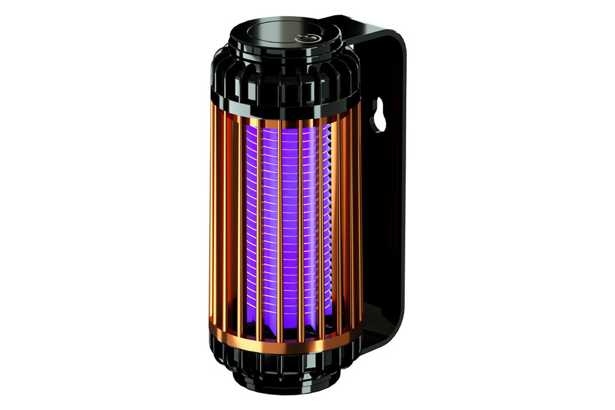 Electric Mosquito Killer Lamp Portable  USB Rechargeable Mosquito Zapper Fly Trap LED Night Light-Gold