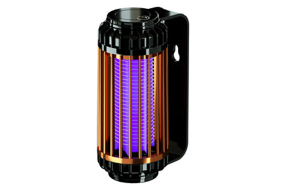 Electric Mosquito Killer Lamp Portable  USB Rechargeable Mosquito Zapper Fly Trap LED Night Light-Gold