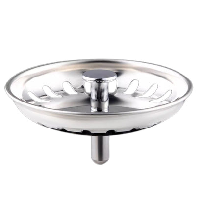 2 Pack Kitchen Sink Strainer Drain Stopper Baskets with Rubber Seals