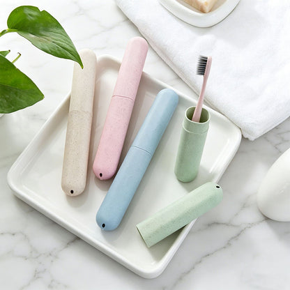 4 Pcs Travel Toothbrush Case Hard Shell Plastic Cover