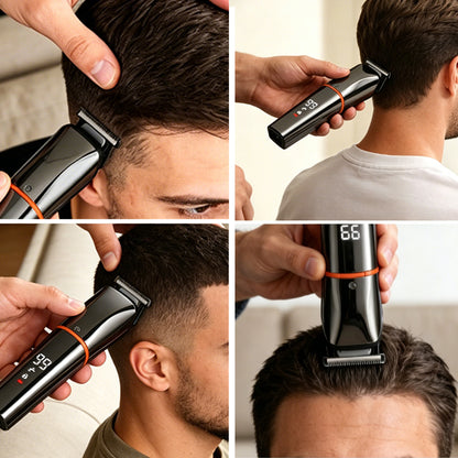 6 in 1 Electric Beard Trimmer for Men Nose Hair Mustache Clipper
