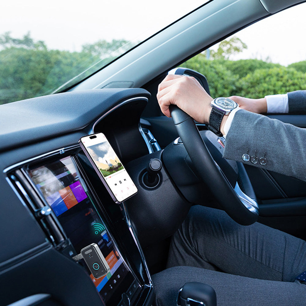 Bluetooth Car Adapter ââ‚?Wireless Audio Receiver and Transmitter with Dual-Mode Functionality