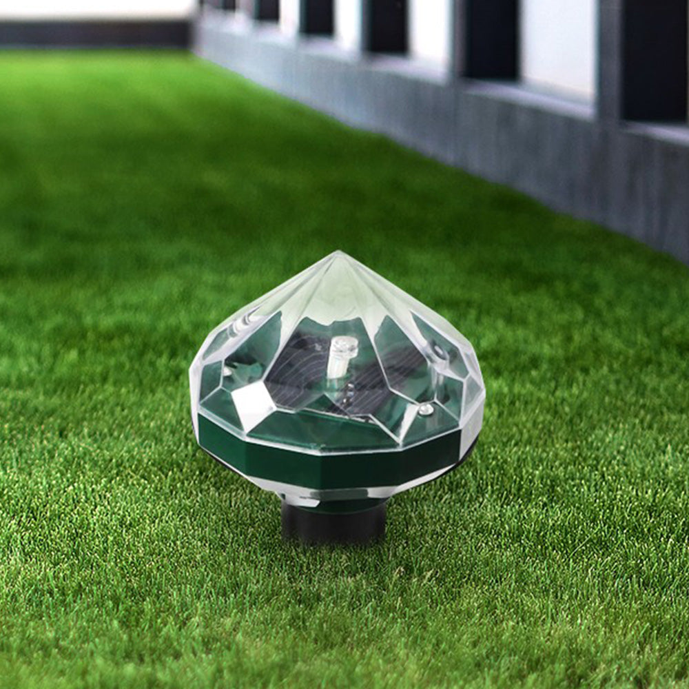 2pcs Solar Snake Repellent LED Light Ultrasonic Pest Repeller for Yard Garden