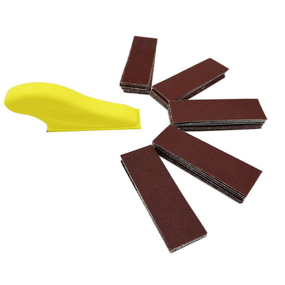 100 Pcs Micro Sander Detail and Mini Sander Block Hand Sander Tool for Crafts